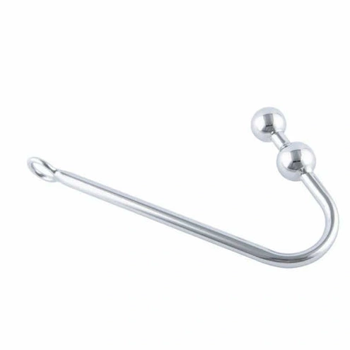 Anal Hook Two Steel Pleasurable 4417 Stainless Balls 1227
